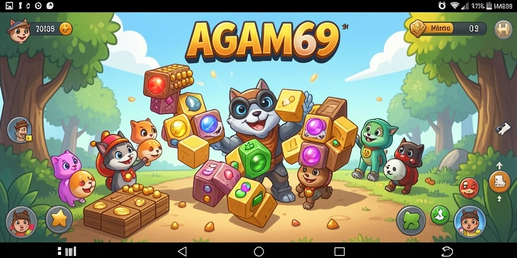 Tampilan gameplay AGAM69 yang menantang dan menarik.