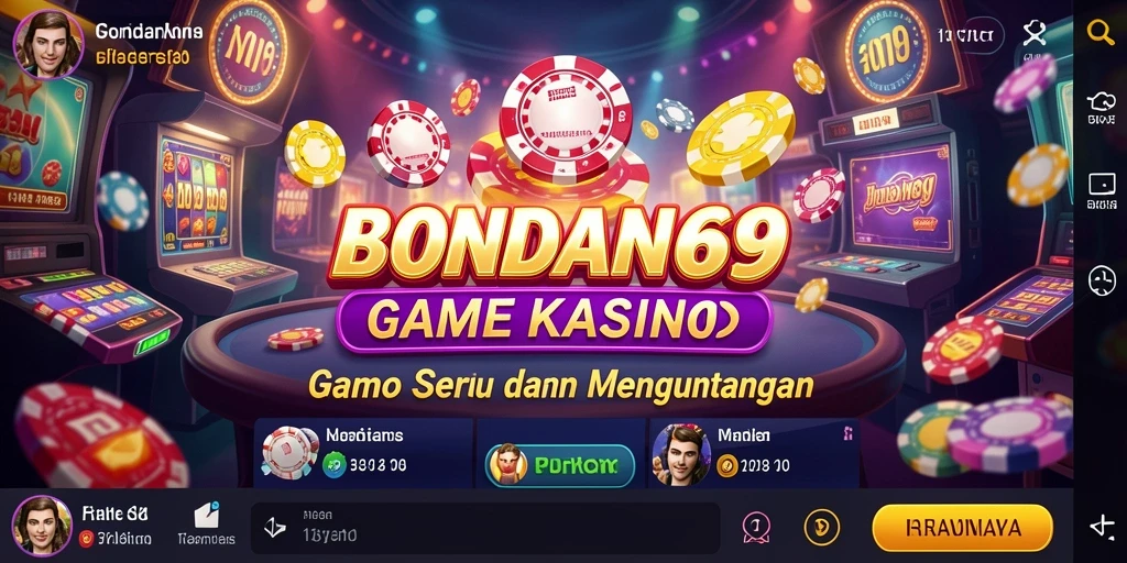 Tampilan seru gameplay BONDAN69 di dunia Kasino.