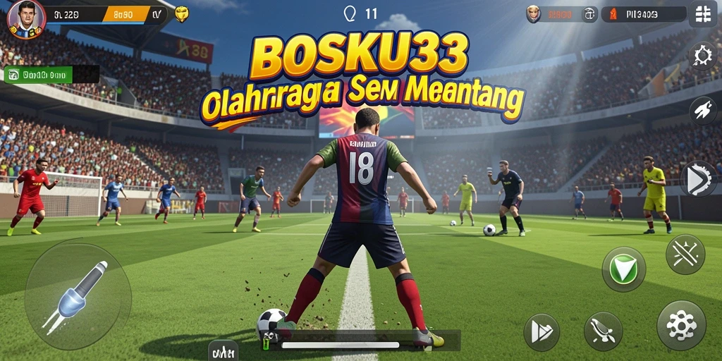 Tampilan gameplay BOSKU33 yang seru dan penuh aksi.