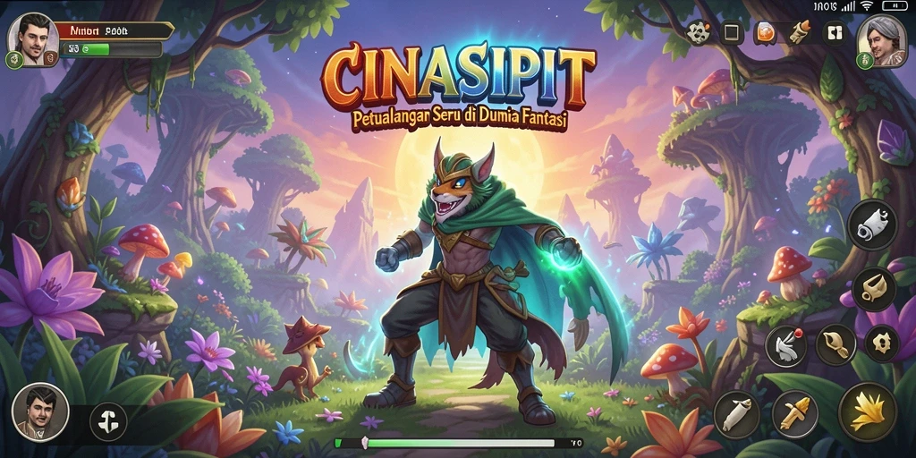 Tampilan gameplay CINASIPIT yang menarik dan menantang.