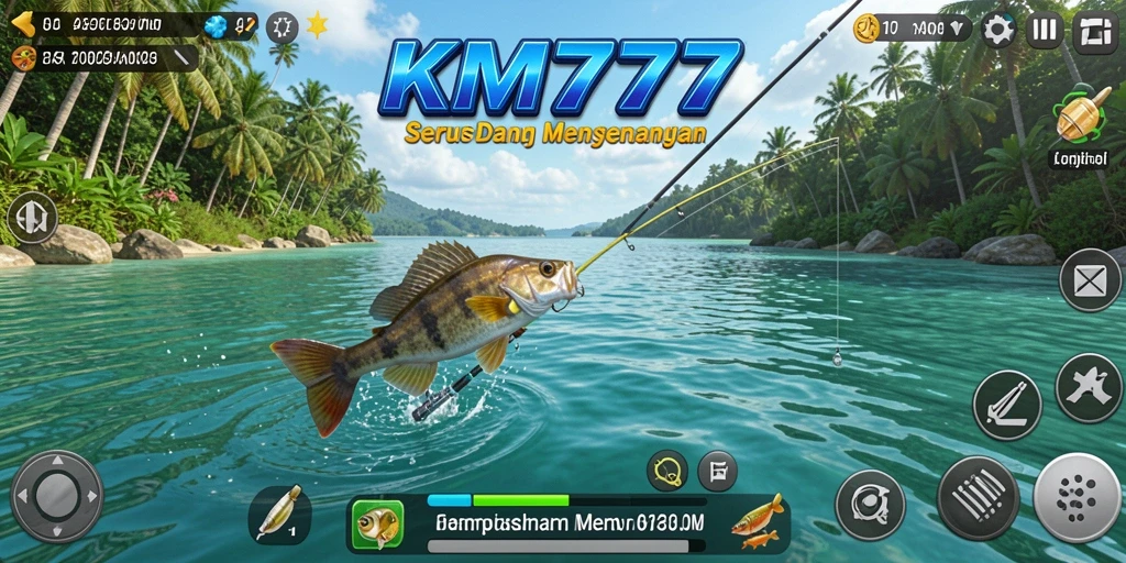 Tangkapan ikan yang fantastis dalam gameplay KM777.
