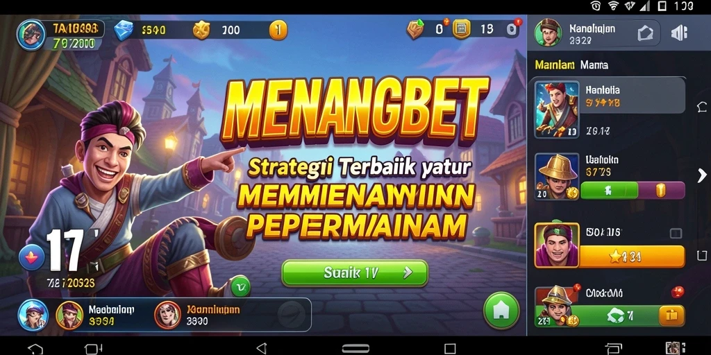 Tampilan gameplay MENANGBET yang intens dan memukau.