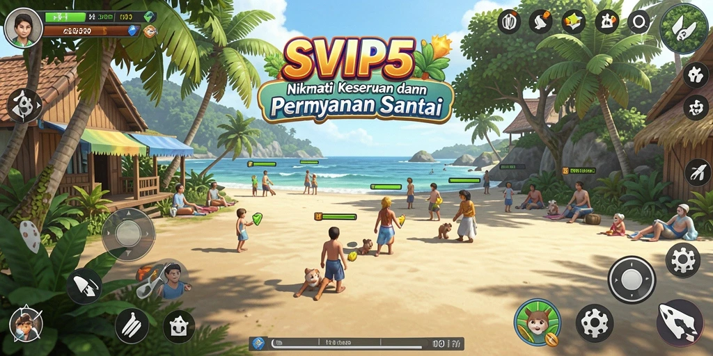 Tampilan gameplay yang menarik dan menghibur dari SVIP5.
