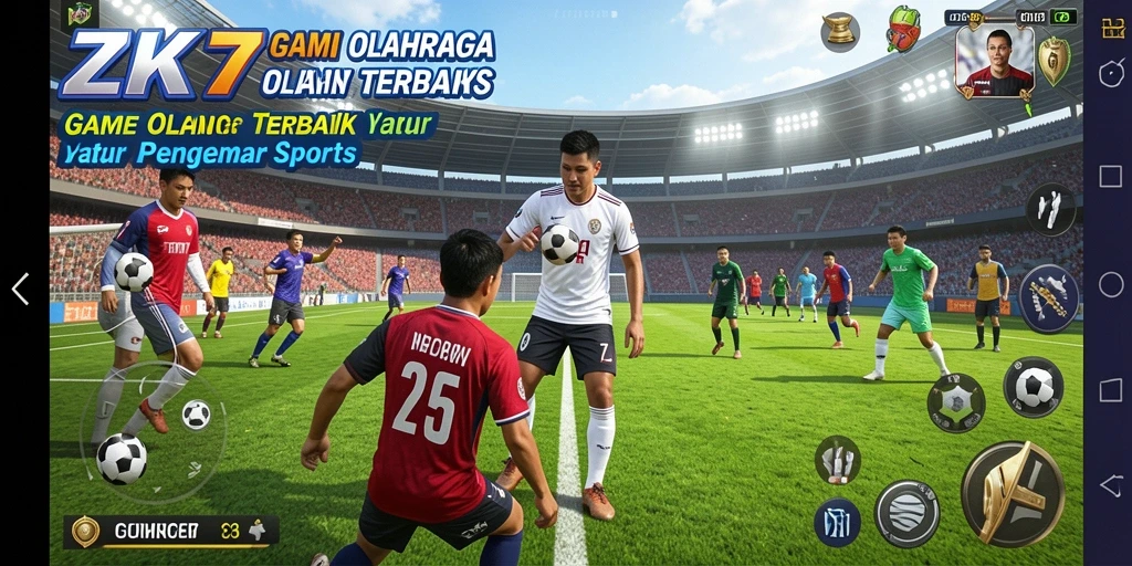 Tampilan gameplay seru dari ZK7 dengan pengalaman olahraga yang menantang.